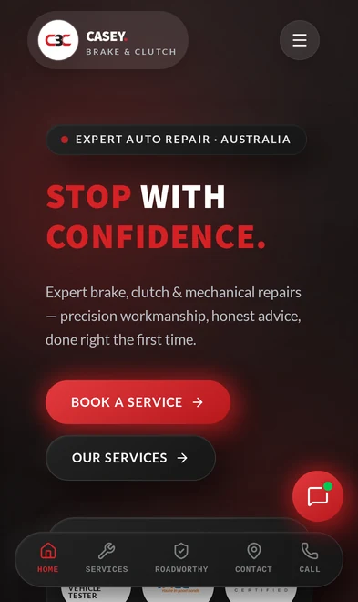 Casey Brake & Clutch mobile view