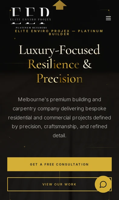 Elite Enviro Projex mobile view